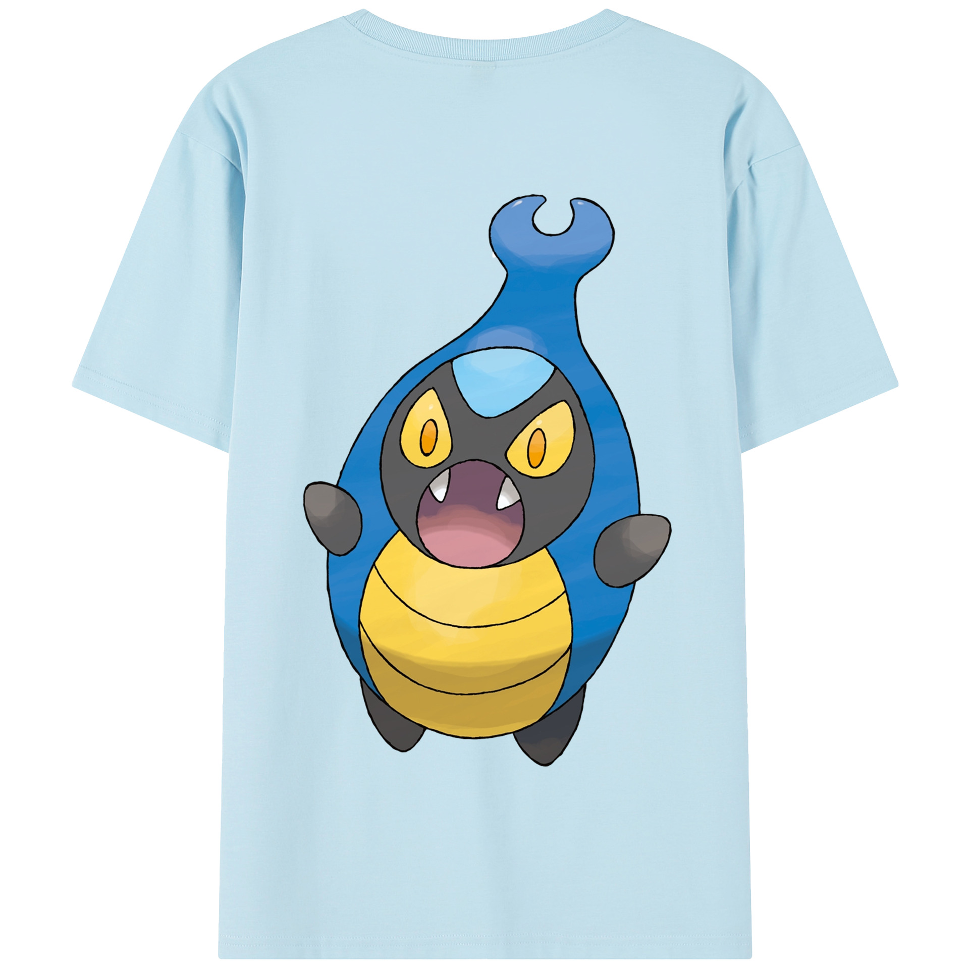 （画像用） ポケットモンスター Pokémon 綿100％半袖Tシャツ（背面プリント）